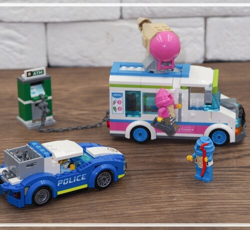 Lego City Policyjny pościg za furgonetką z lodami