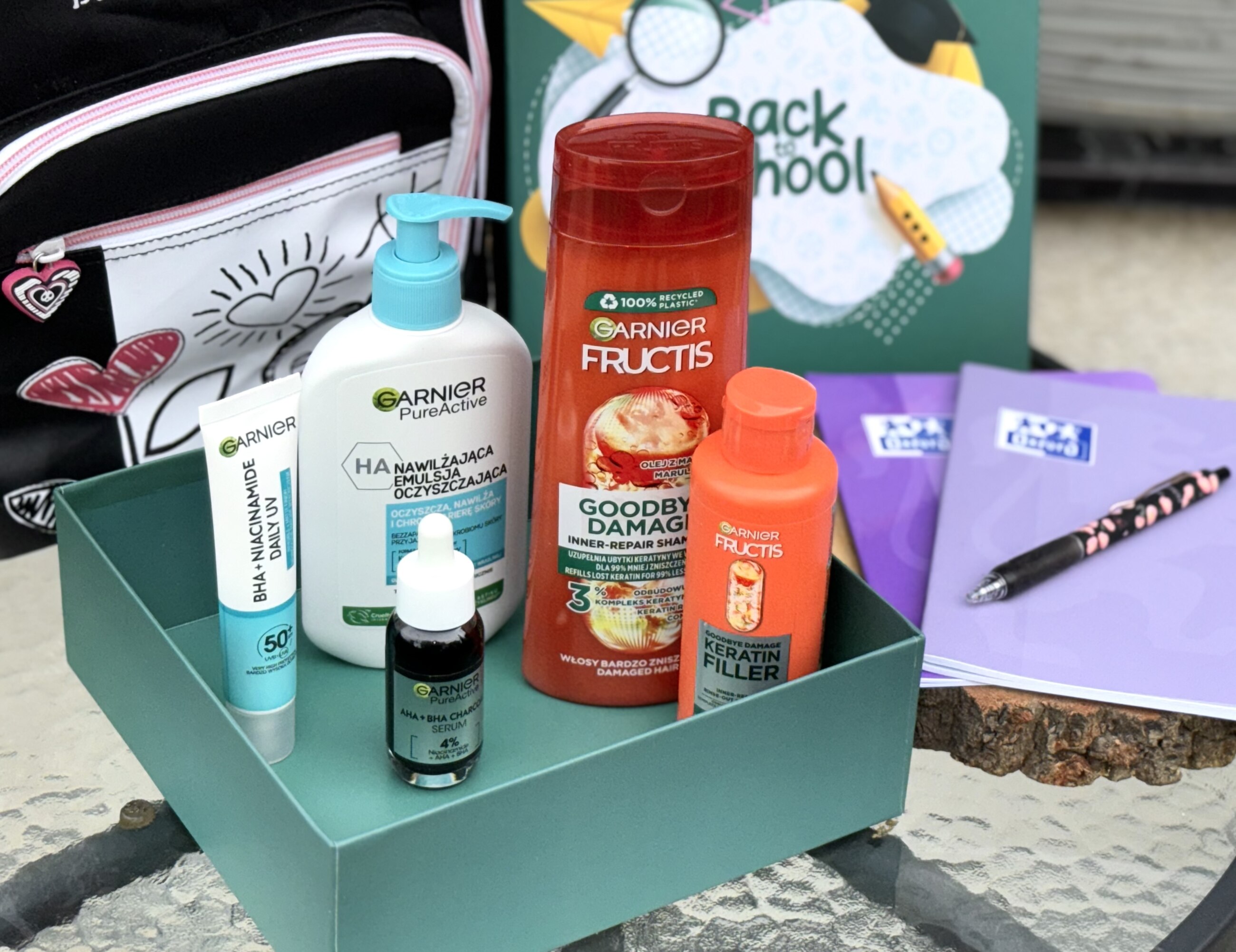 Back to school w stylu Garnier