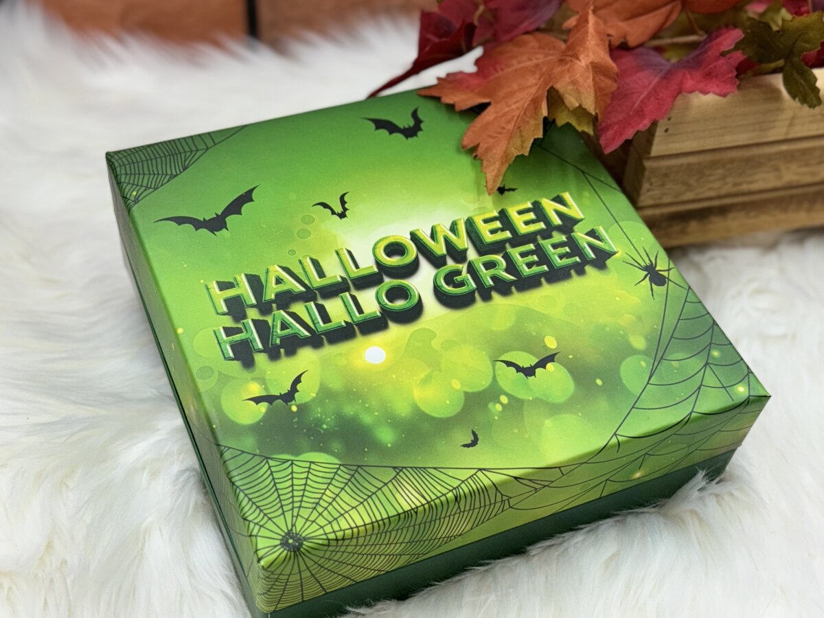 BOX HALLOWEEN HALLO GREEN 