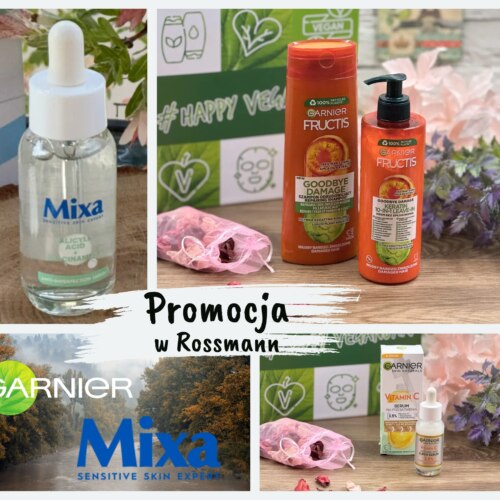 Promocja na kosmetyki Garnier i Mixa
